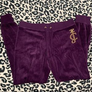 Juicy Couture purple jogger pants
